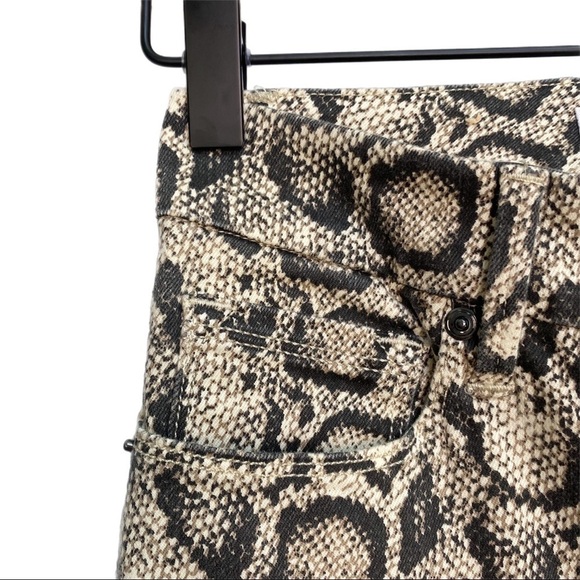 Nwt | Good American Good Legs Snake Print High Waist Skinny Jean Size 0 (25) - Picture 6 of 10